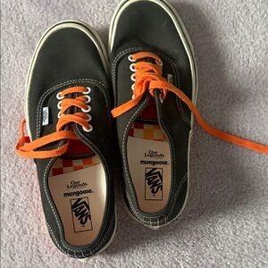 Vans Black and Orange Men's Shoes